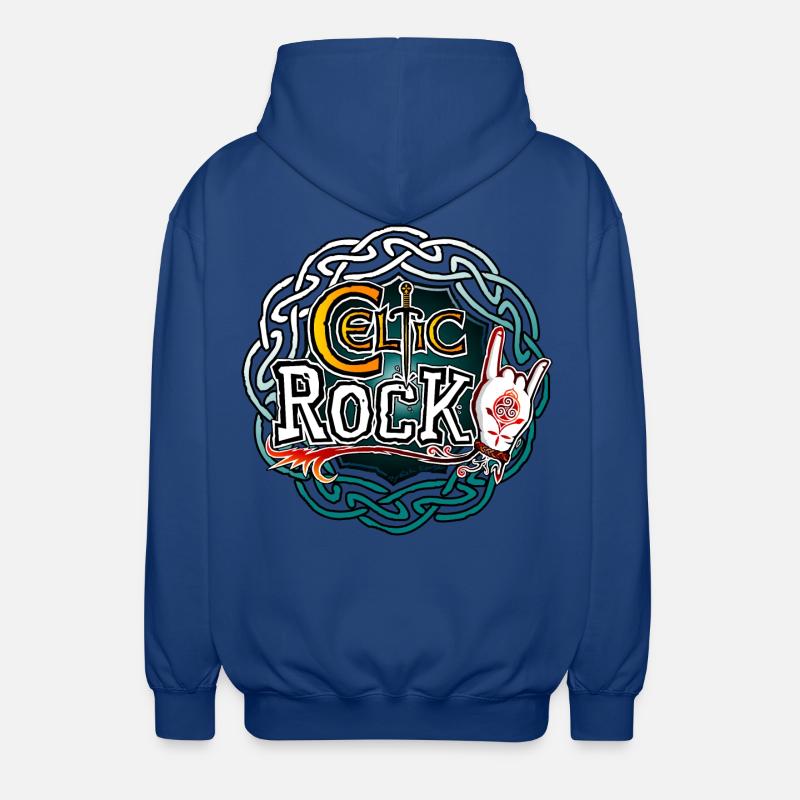 Celtic rock - Veste à capuche unisexe - bleu royal