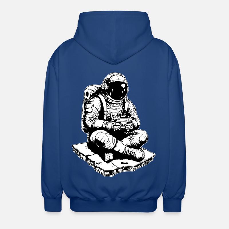 Astronaute Gaming Console Espace - Veste à capuche unisexe - bleu royal