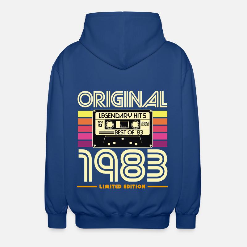 Original 1983 Edition Limitée - Veste à capuche unisexe - bleu royal