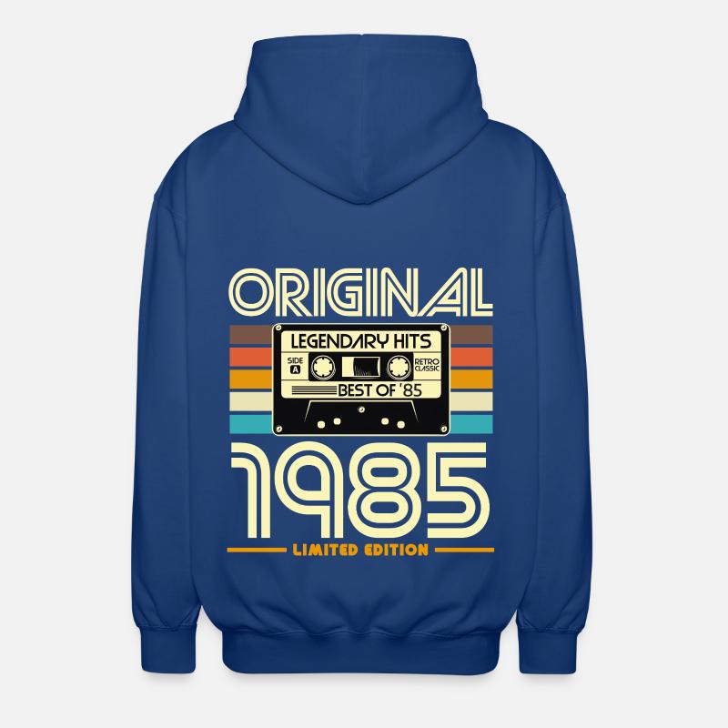 Originale limitierte Edition von 1985 - Unisex Kapuzenjacke - Royalblau