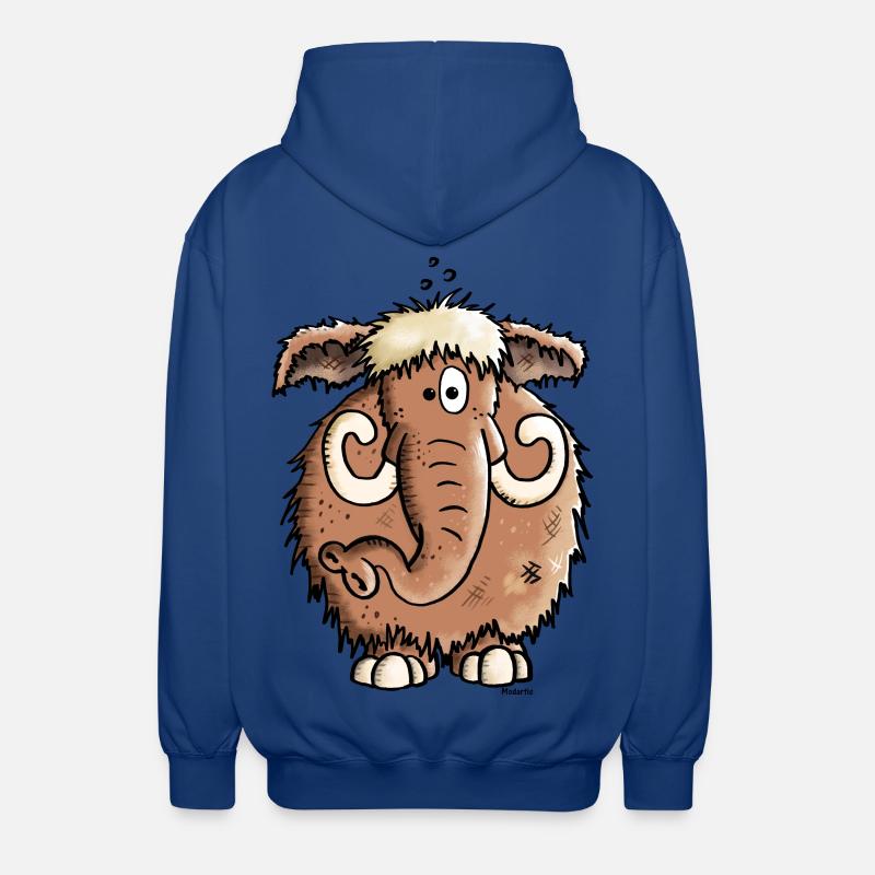 Géant Mammoth - Eléphant - Veste à capuche unisexe - bleu royal