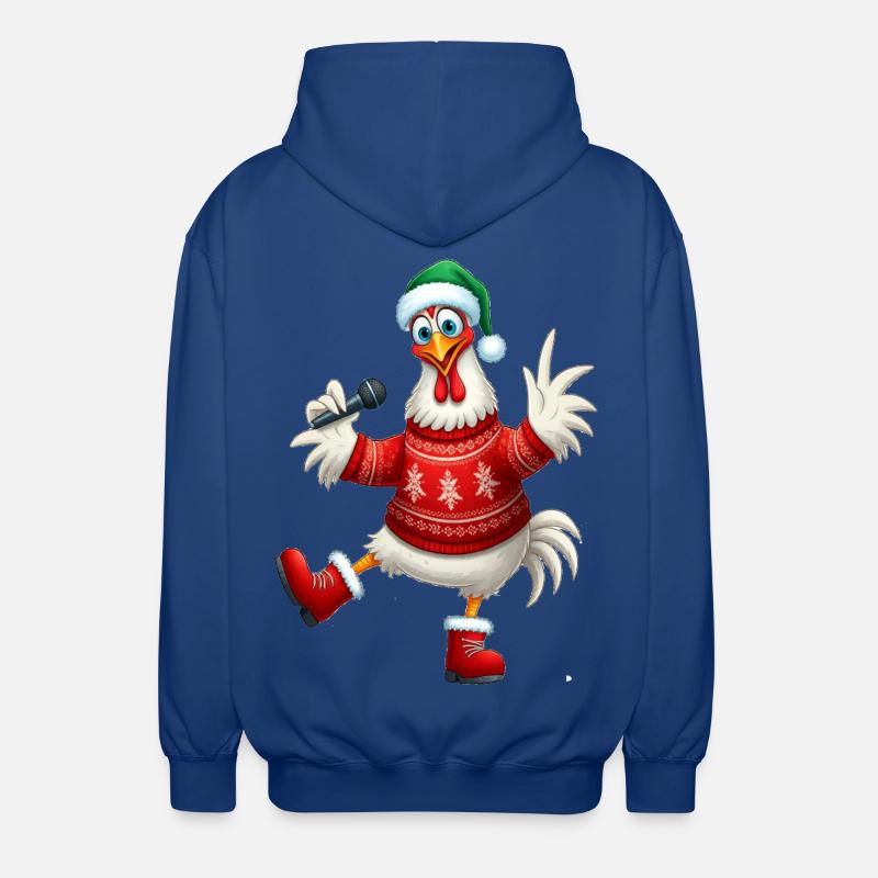 Urlaub Singende Henne Pullover - Unisex Kapuzenjacke - Royalblau
