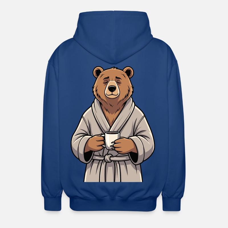 Supporte le café - Veste à capuche unisexe - bleu royal