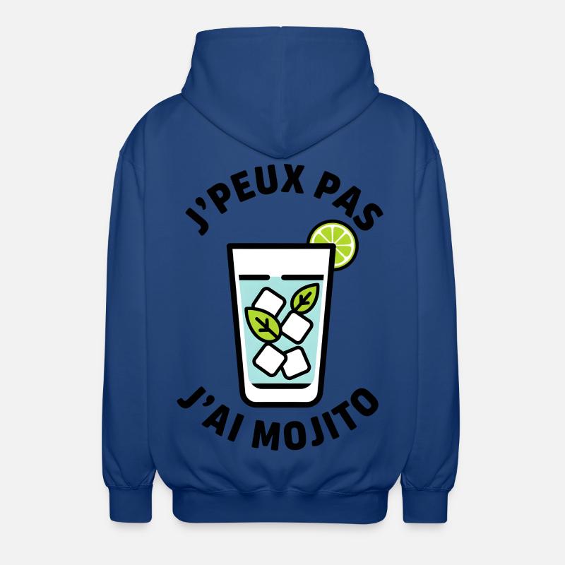 Lime Mint Eisglas - Unisex Kapuzenjacke - Royalblau