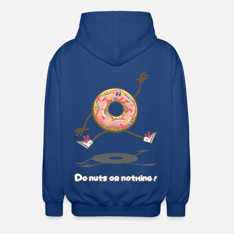 Verrückt machen oder nichts ! - Unisex Kapuzenjacke - Royalblau