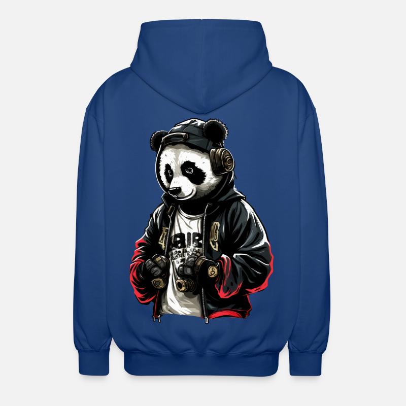 SSW29 Disko Panda - Unisex Kapuzenjacke - Royalblau