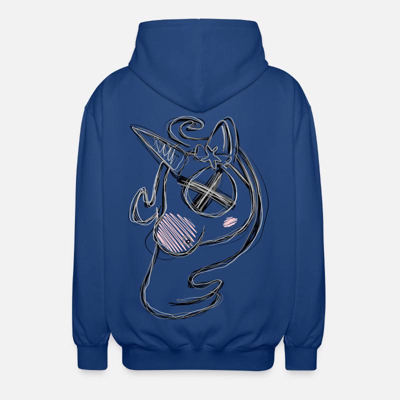 Totes Uni Grau - Unisex Kapuzenjacke - Royalblau