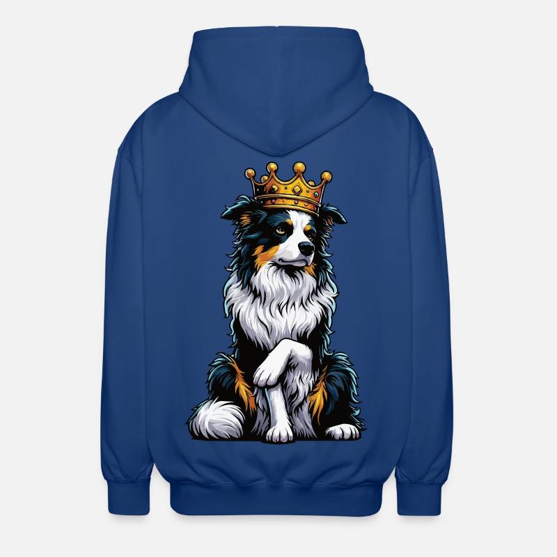 Australian Shepherd Aussie Aussie Owners Aussies - Unisex Hooded Jacket - royal blue