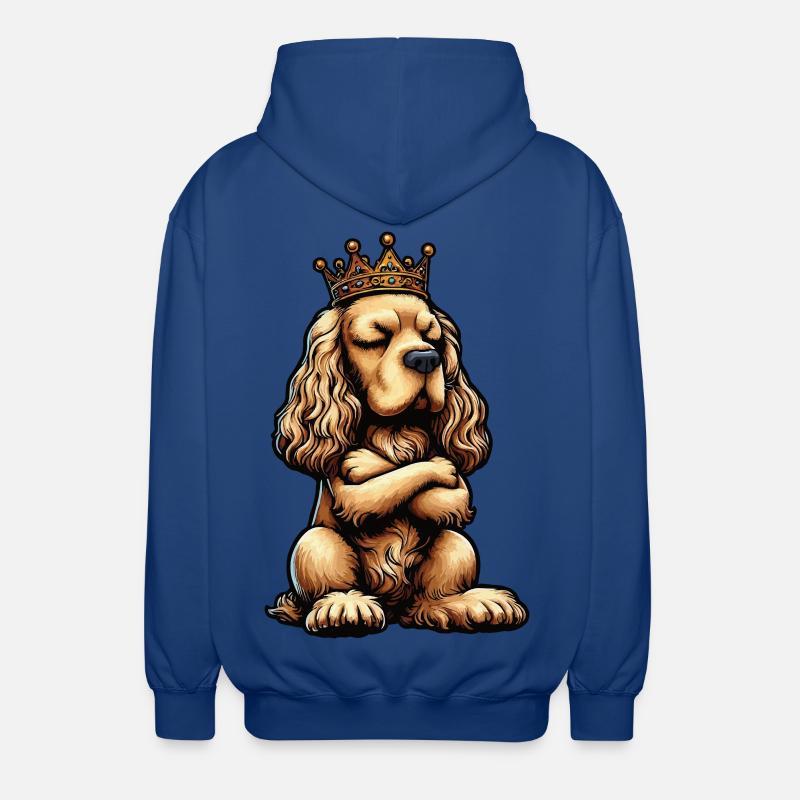 Cocker Spaniel Cockerhund Cocker Spaniel Besitzer - Unisex Kapuzenjacke - Royalblau