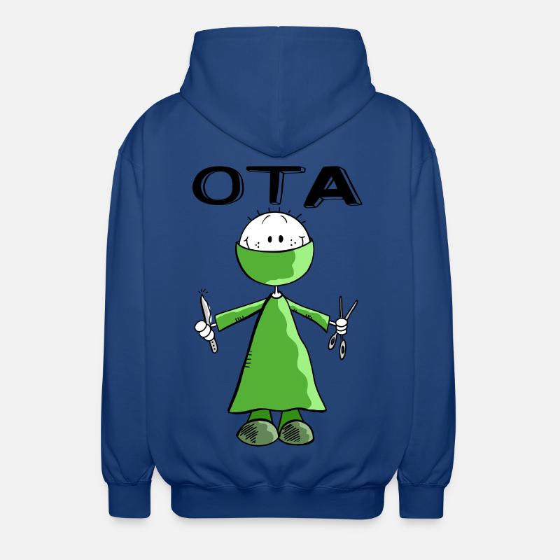 Operationstechnischer Assistent Strichmann - OTA - Unisex Kapuzenjacke - Royalblau
