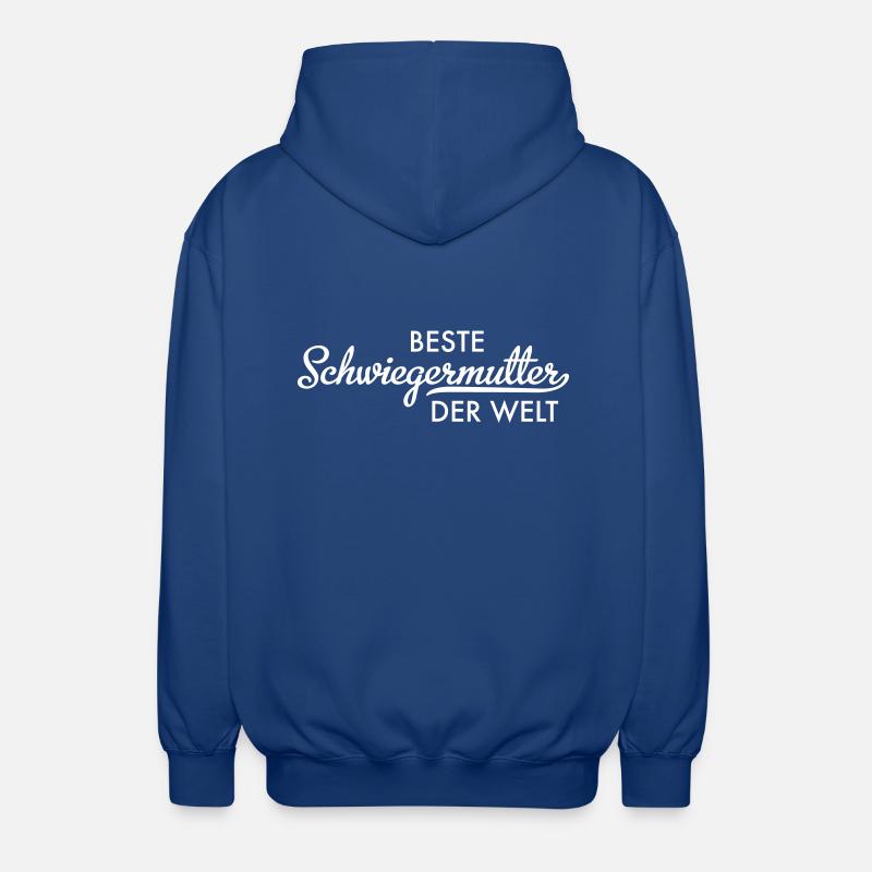 beste schwiegermutter - Unisex Kapuzenjacke - Royalblau