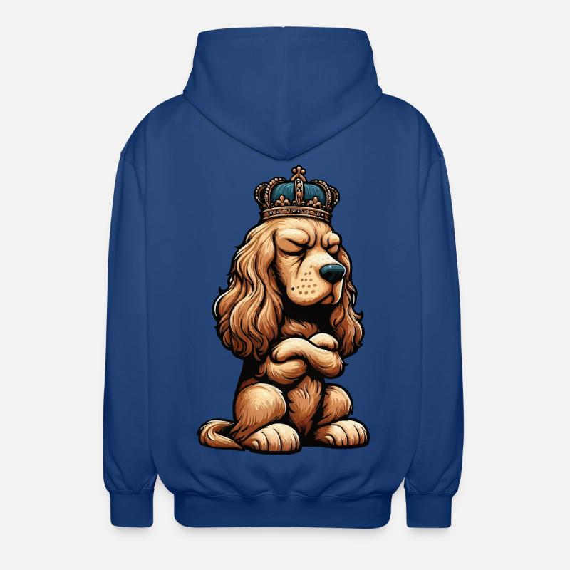 Cocker Spaniel Cockerhund Cocker Spaniel Besitzer - Unisex Kapuzenjacke - Royalblau