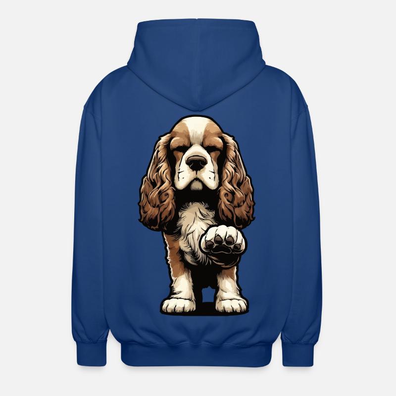 Cocker Spaniel Cockerhund Cocker Spaniel Besitzer - Unisex Kapuzenjacke - Royalblau