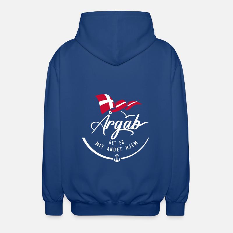 ARGAB - Ma résidence secondaire - w - Veste à capuche unisexe - bleu royal