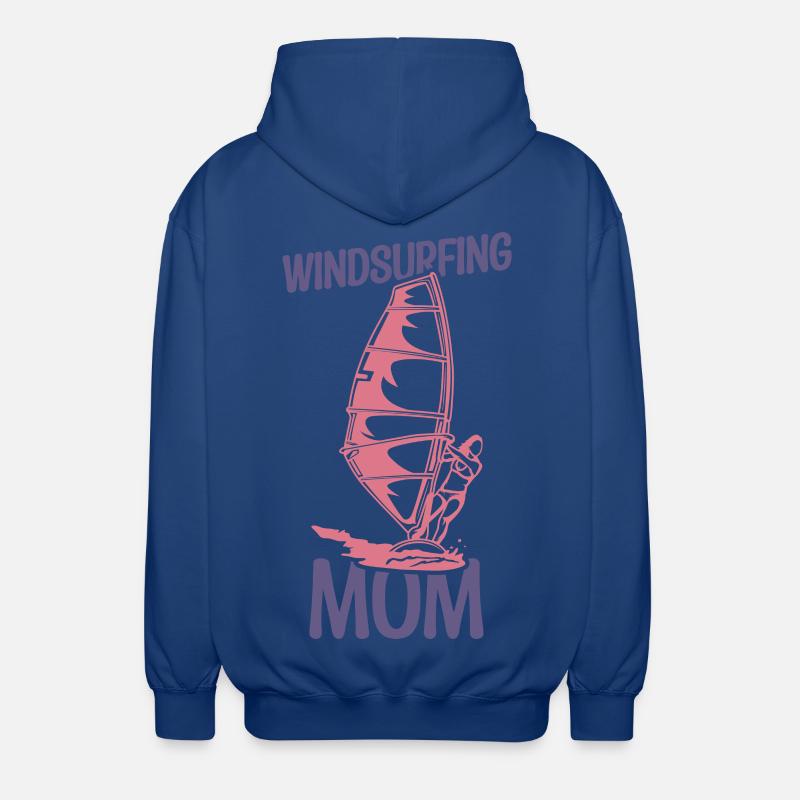 Mère de la planche à voile - Veste à capuche unisexe - bleu royal
