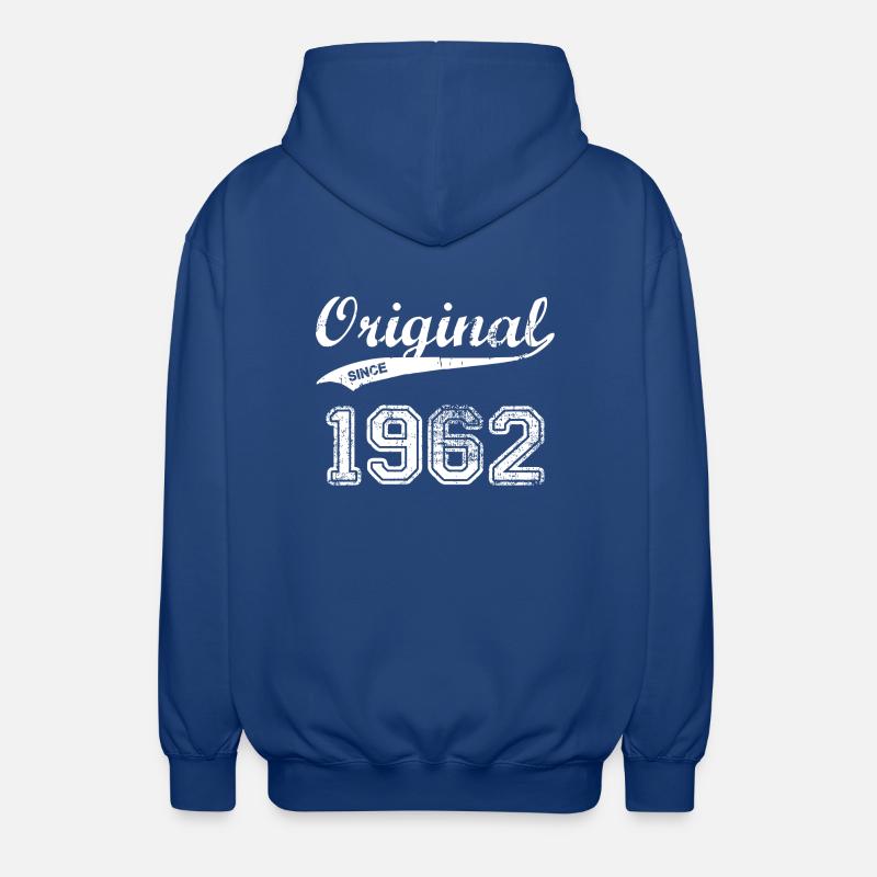 1962 - Unisex Kapuzenjacke - Royalblau
