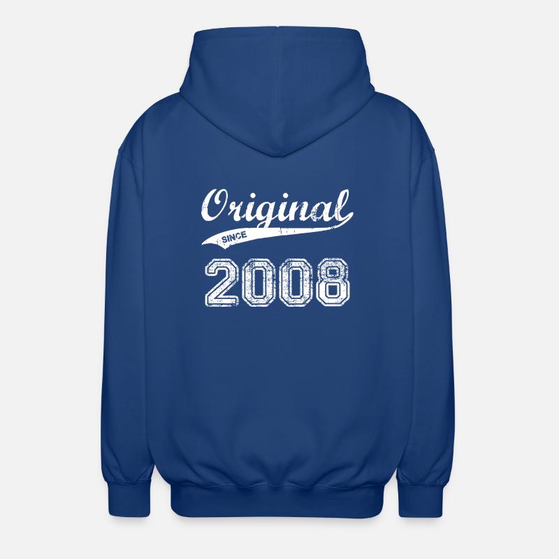 2008 - Unisex Kapuzenjacke - Royalblau