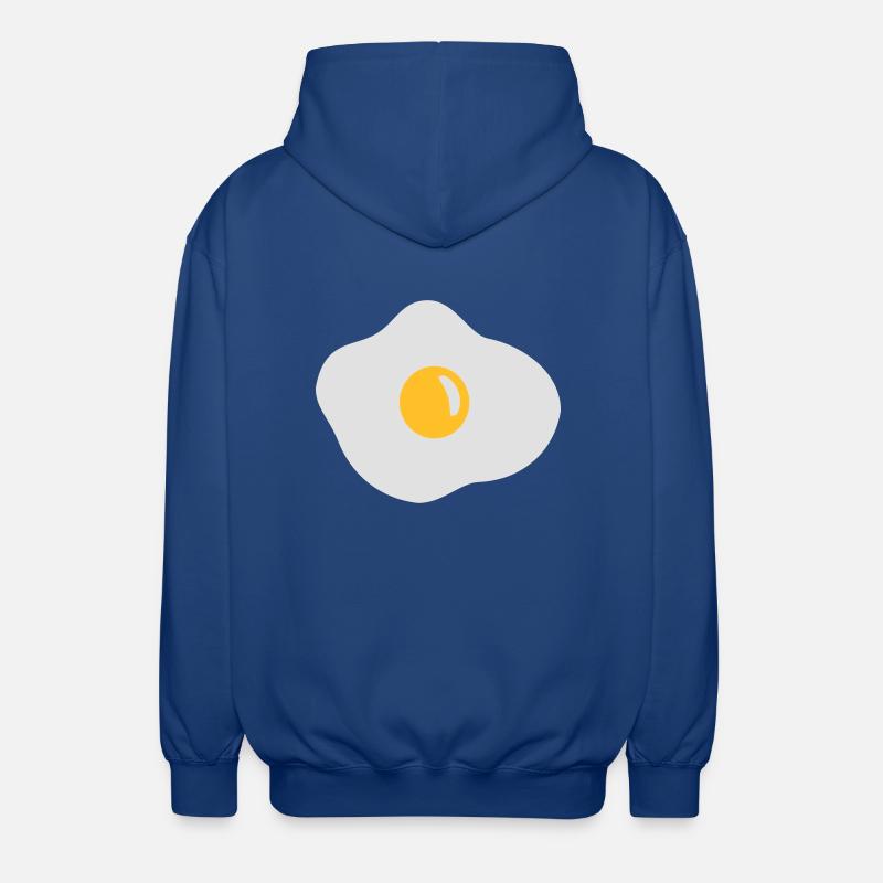 Oeuf sur le plat - Veste à capuche unisexe - bleu royal