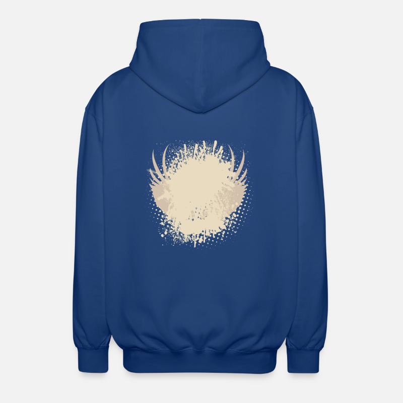 Vector background de - Unisex Kapuzenjacke - Royalblau