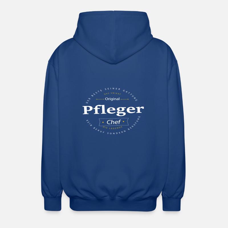 Beruf Pfleger - Unisex Kapuzenjacke - Royalblau
