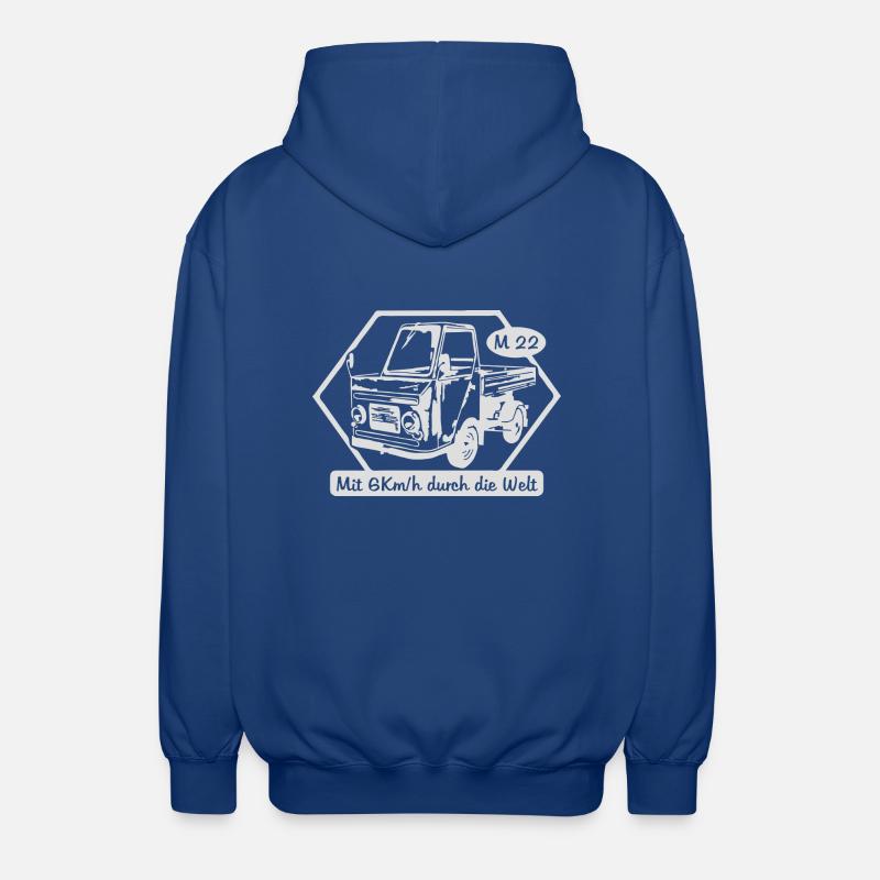IFA LKW Multicar M22 - Unisex Kapuzenjacke - Royalblau