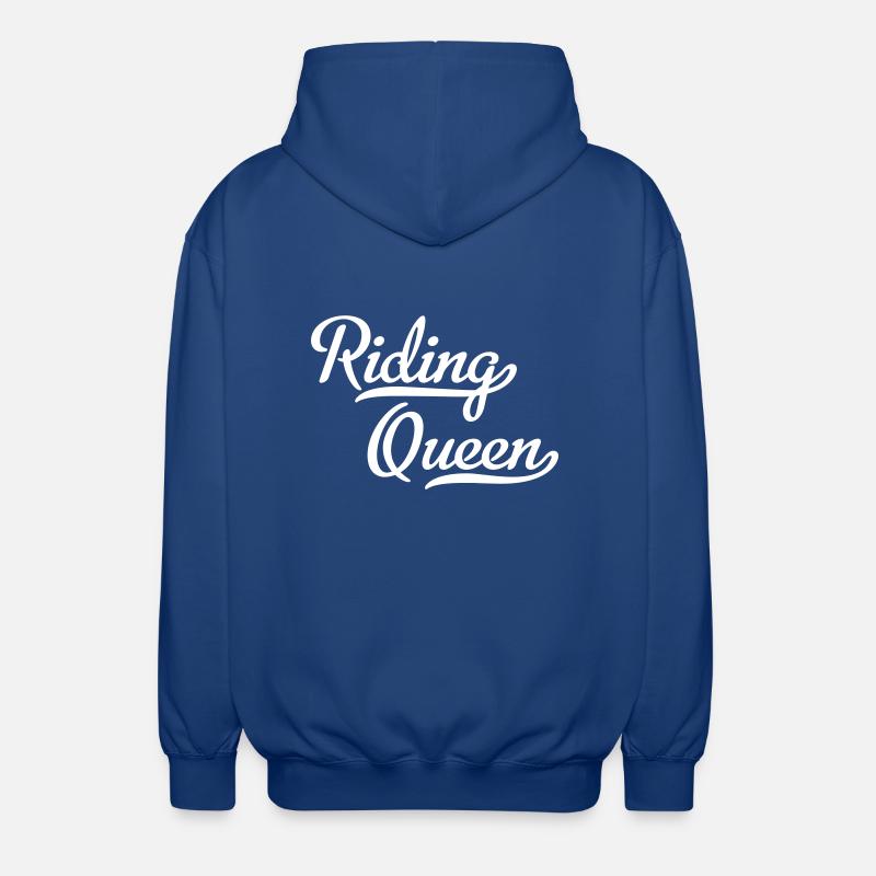 Équitation Queen - Veste à capuche unisexe - bleu royal