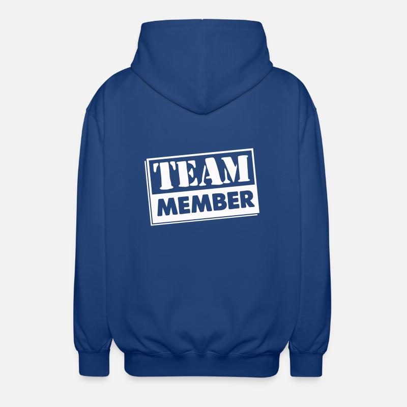 team member 01 - Unisex Kapuzenjacke - Royalblau