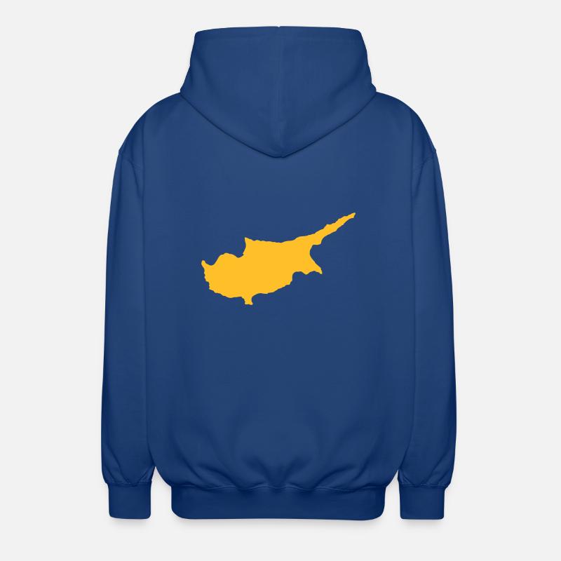 Zypern - Unisex Kapuzenjacke - Royalblau