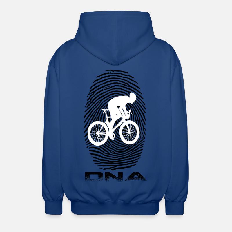 Vélo - Veste à capuche unisexe - bleu royal