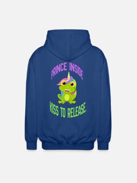 Prince Inside – Kiss to Release - Unisex Hooded Jacket - royal blue