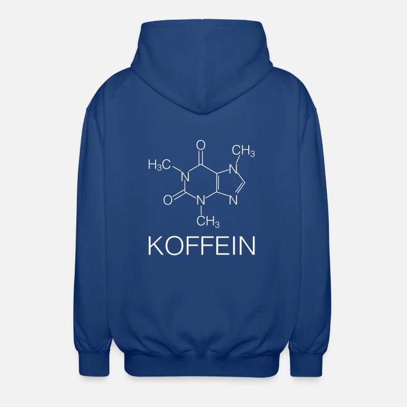 Koffein - Unisex Kapuzenjacke - Royalblau
