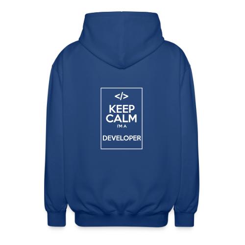 Keep Calm I'm a developer - Unisex Hooded Jacket
