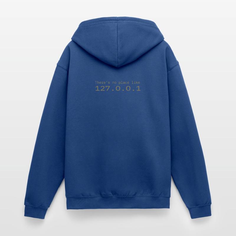 Programmeur Nerd IT Aucun endroit comme Localhost Veste à capuche unisexe