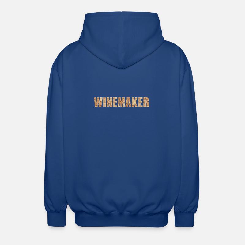 Winemaker - Unisex Hooded Jacket - royal blue