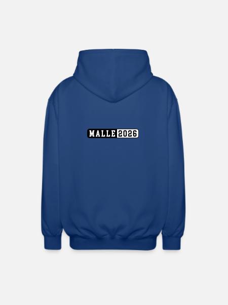 Malle 2026 - Unisex Hooded Jacket - royal blue