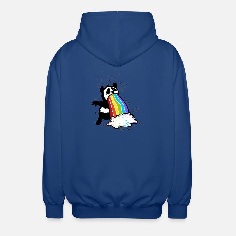 Panda_kotzt - Veste à capuche unisexe - bleu royal