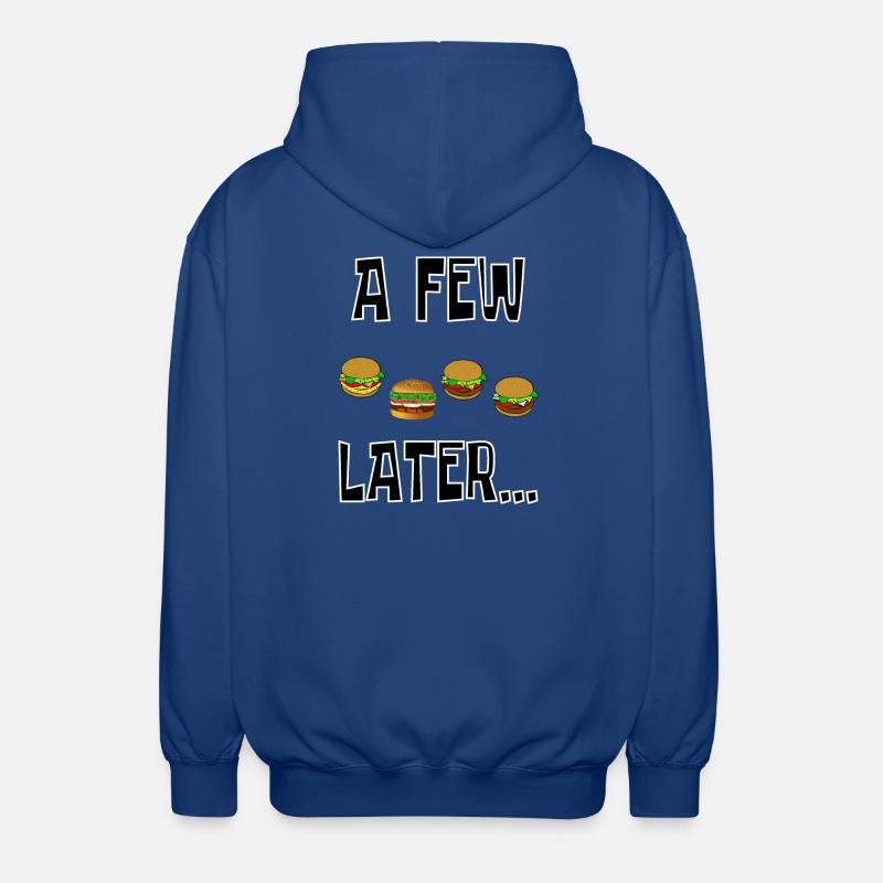 ein paar Hamburger später - Unisex Kapuzenjacke - Royalblau