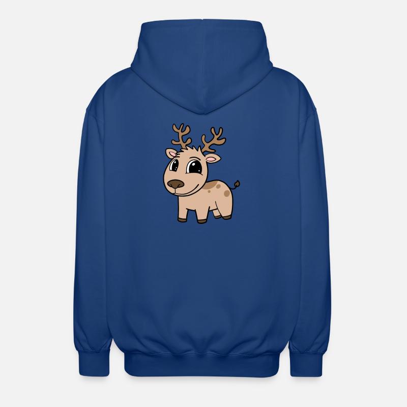 Roe deer - Unisex Hooded Jacket - royal blue