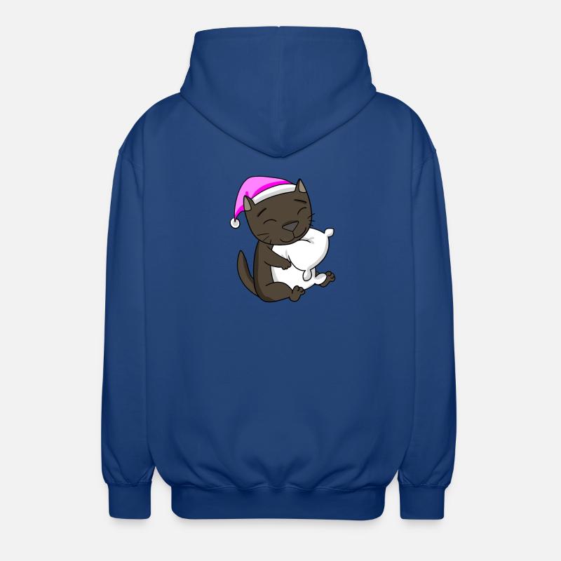 Chat race de chat La Havane - Veste à capuche unisexe - bleu royal