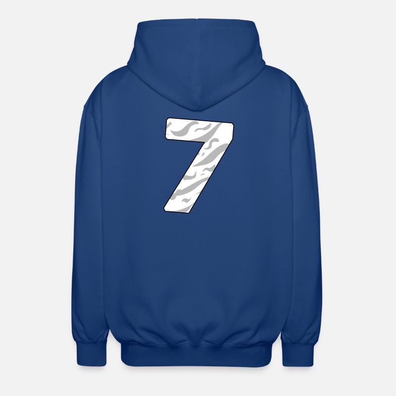 7 - Unisex Hooded Jacket - royal blue