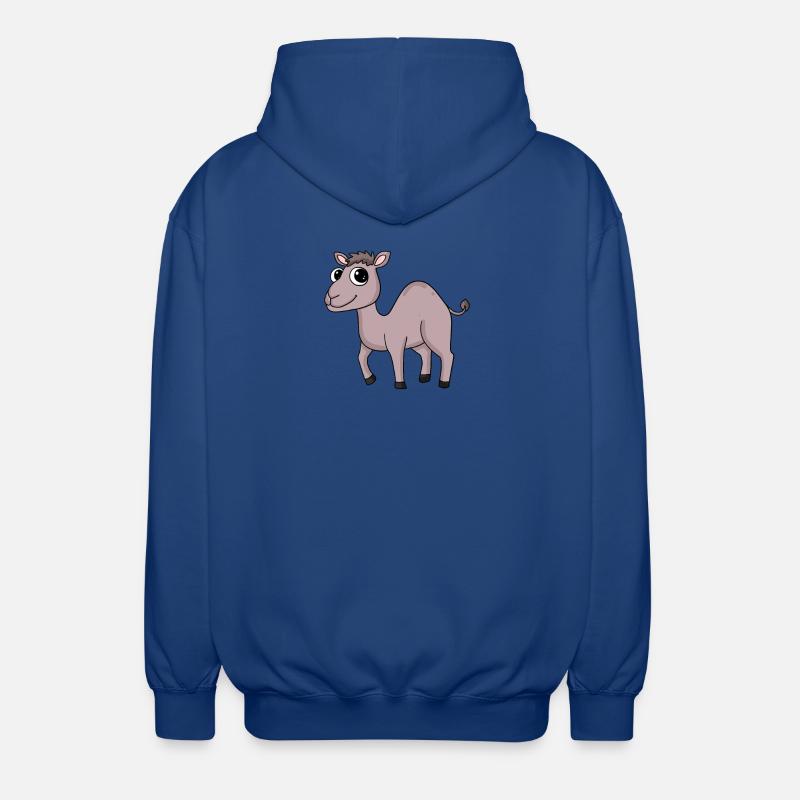 Chameau mignon - Veste à capuche unisexe - bleu royal