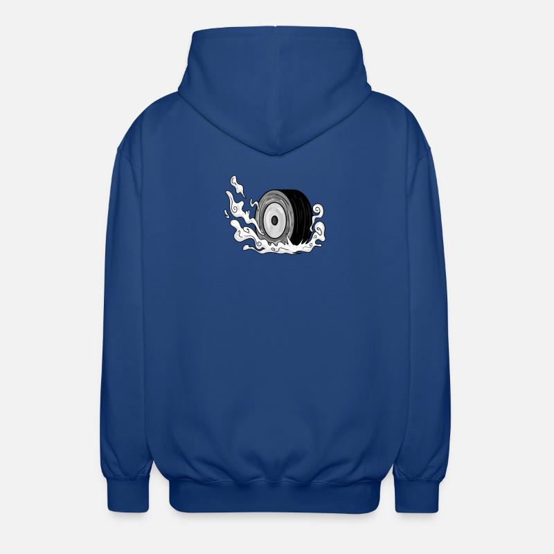 Pneus à la dérive - Veste à capuche unisexe - bleu royal