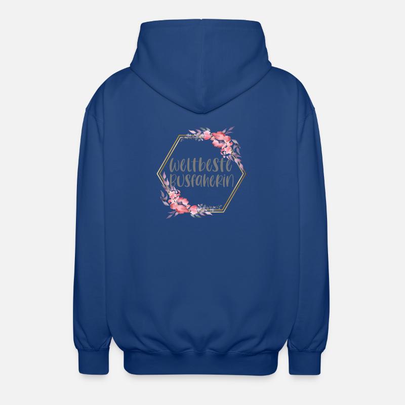 Busfahrerin Bus Beruf Geschenk - Unisex Kapuzenjacke - Royalblau