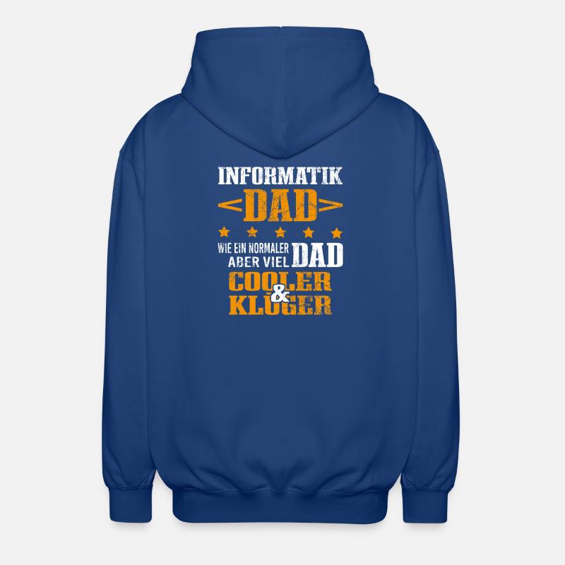 Informatiker Vater Programmierer Technik-Nerd - Unisex Kapuzenjacke - Royalblau