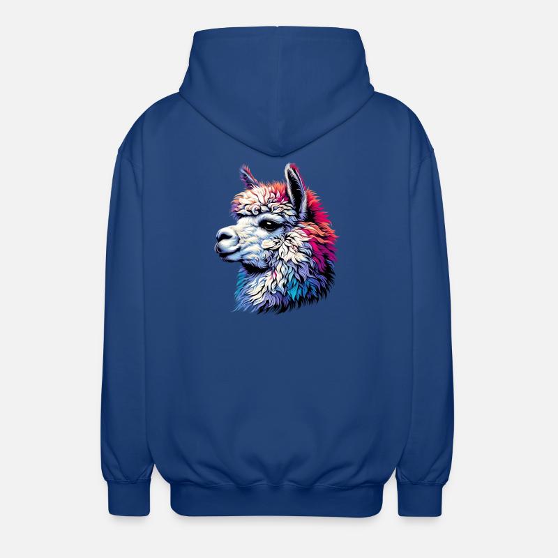 Alpaca - Unisex Hooded Jacket - royal blue