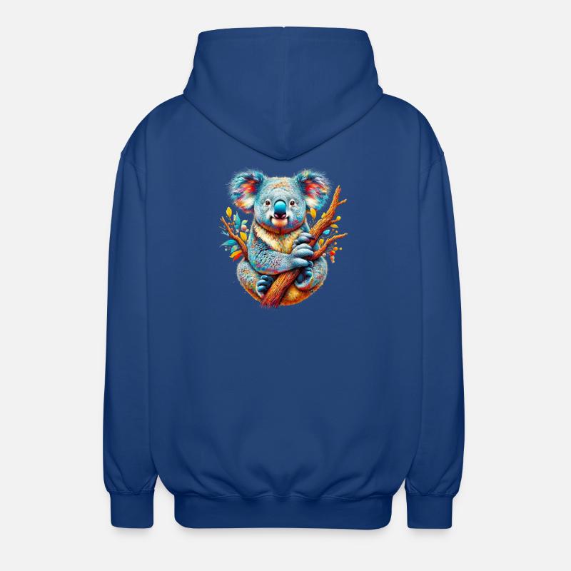 Koala - Veste à capuche unisexe - bleu royal