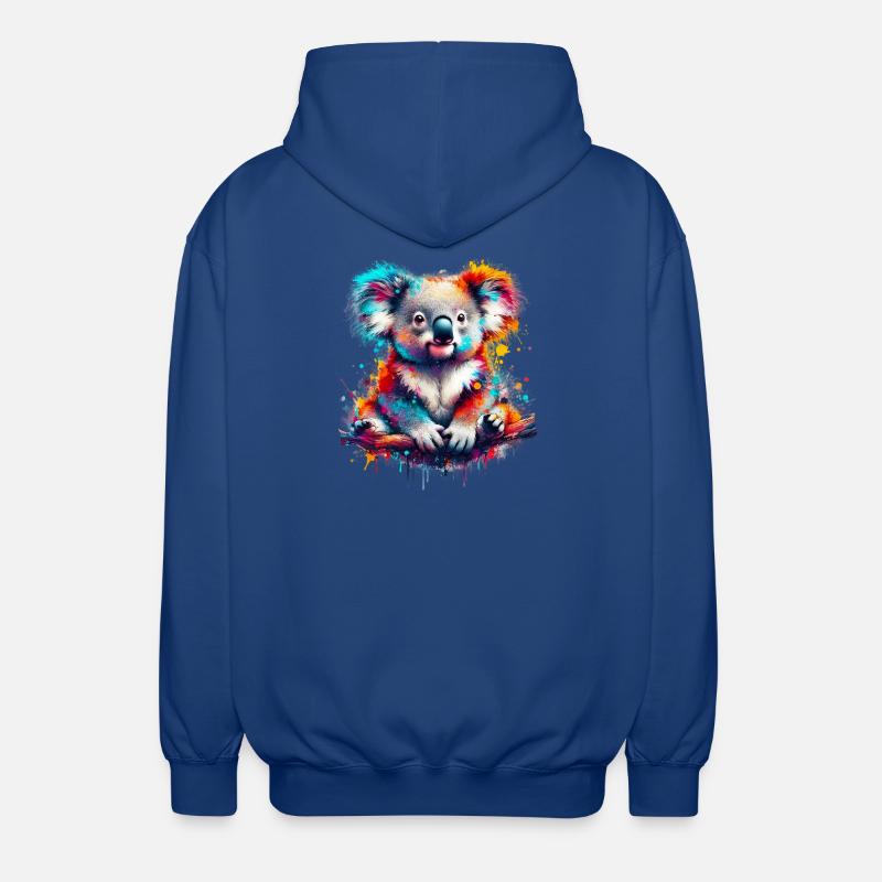 Koala - Veste à capuche unisexe - bleu royal