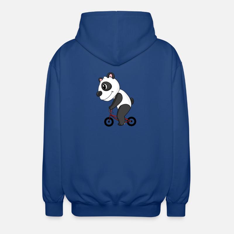 Vélo Panda - Veste à capuche unisexe - bleu royal