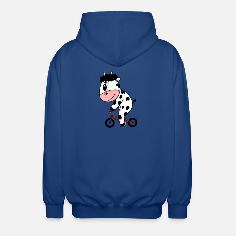 Vélo de vache - Veste à capuche unisexe - bleu royal