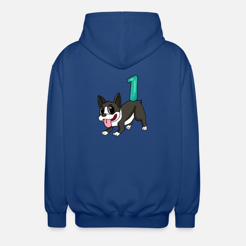Numéro 1 Numéro Un - Veste à capuche unisexe - bleu royal